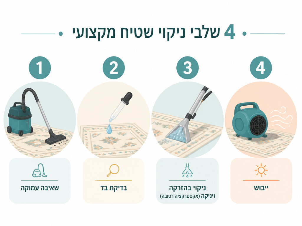 ניקוי שטיחי שאגי גדולים: איך מתמודדים עם הסיבים הארוכים בלי להפוך אותם להלם