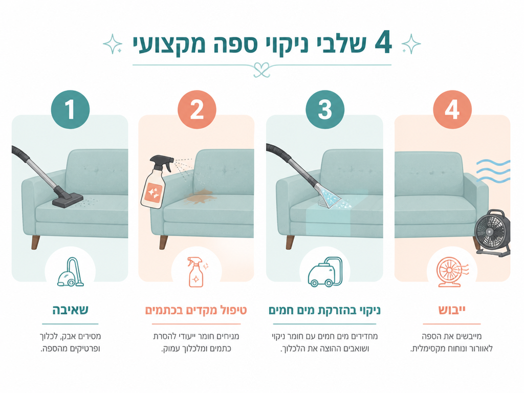 ניקוי ספות מעור הפוך (נובוק): טעויות נפוצות וטיפים שלא מספרים לכם
