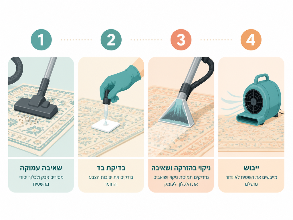 תחזוקת שטיחים לפני ההסקה: ניקוי אבק עמוק שמונע ריחות בחורף